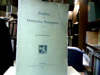 <b>Bernays, Ulrich.</b><br />Studien zu Dionysius Periegetes.