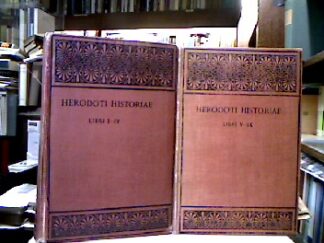 <b>Herodot und carolus Hude ( ed. ).</b><br />Herodoti historiae recognovit brevique adnototione critica instruxit Carolus Hude. 2 Bände.