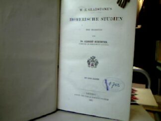 <p class="headtitle">Homer</p><b>Gladstone, William Ewart.</b><br />Homerische Studien.