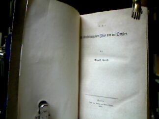 <b>Jacob, August.</b><br />Über die Entstehung der Ilias und der Odyssee.