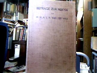 <b>Valk, Marchinus H. A. L. H. van der.</b><br />Beiträge zur Nekyia.