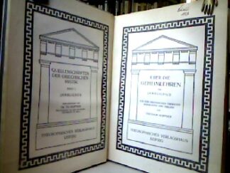 <b>Jamblichus.</b><br />Über die Geheimlehren.