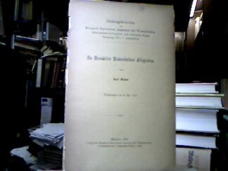 <b>Meiser, Karl.</b><br />Zu Heraklits homerischen Allegorien.