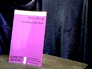 <b>David, Claude.</b><br />Stefan George. Sein dichterisches Werk.