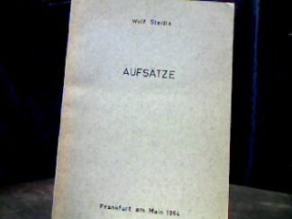 <b>Steidle, Wolf.</b><br />Aufsätze.