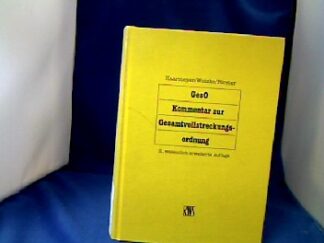 <b>Haarmeyer, Hans, Wolfgang Wutzke und Karsten Förster.</b><br />Gesamtvollstreckungsordnung : GesO ; Kommentar zur Gesamtvollstreckungsordnung - GesO und zum Gesetz über die Unterbrechung von Gesamtvollstreckungsverfahren - GUG.