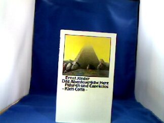 <b>Jünger, Ernst.</b><br />Das abenteuerliche Herz: Figuren u. Capriccios.