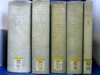 <b>Watson (Ed.), George.</b><br />The New Cambridge Bibliographie of English Literature. 4 Bände + Indexband = 5 Bände.