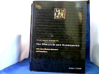 <b>Stiegemann, Christoph [Hrsg.] und Simone Heimann.</b><br />Für Königtum und Himmelreich : 1000 Jahre Bischof Meinwerk von Paderborn ; Katalog zur Jubiläumsausstellung im Museum in der Kaiserpfalz und im Erzbischöflichen Diözesanmuseum Paderborn 2009.