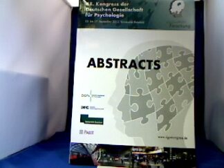 <b>Riemann, Rainer [Hrsg.].</b><br />Psychological test and assessment modeling ; 2012, Suppl. 48. 23. bis 27. September 2012, Universität Bielefeld