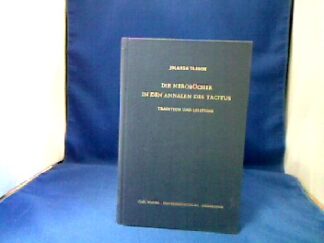 <b>Tresch, Jolanda.</b><br />Die Nerobücher in den Annalen des Tacitus. Tradition und Leistung.