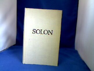 <b>Hönn, Karl.</b><br />Solon. Staatsmann und Weiser.