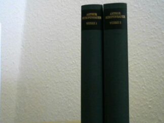<b>Schopenhauer, Arthur.</b><br />Werke in zwei Bänden. Herausgegeben von Werner Brede. 2 Bände.