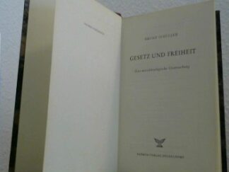 <b>Schüller, Bruno.</b><br />Gesetz und Freiheit. Eine moraltheologische Untersuchung.