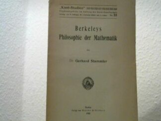 <b>Stammler, Gerhard.</b><br />Berkeleys Philosophie der Mathematik.