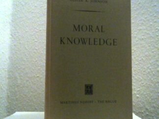 <b>Johnson, Oliver A.</b><br />Moral Knowledge.