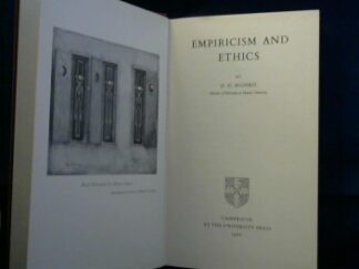 <b>Monro, D.H.</b><br />Empiricism and Ethics.