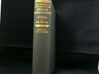 <b>Nugent, Elizabeth M. (Ed.).</b><br />The Thought & Culture of the English Renaissance.