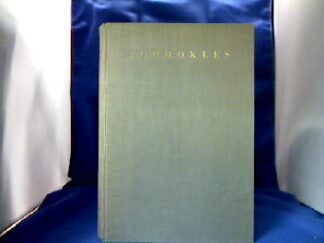 <b>Reinhardt, Karl.</b><br />Sophokles.