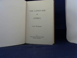 <b>Wellman, Carl.</b><br />The Language of Ethics.