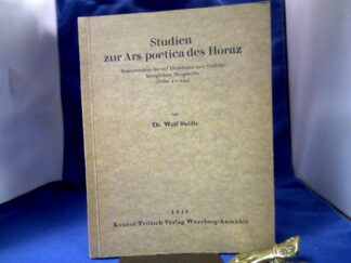 <b>Steidle, Wolf.</b><br />Studien zur Ars poetica des Horaz.