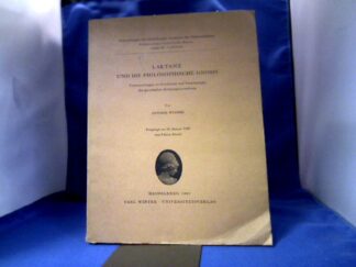 <b>Wlosok, Antonie.</b><br />Laktanz und die philosophische Gnosis.