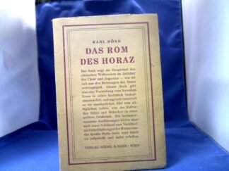<b>Hönn, Karl.</b><br />Das Rom des Horaz.