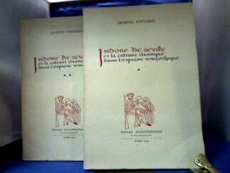 <b>Fontaine, Jacques.</b><br />Isidore de seville et la culture classique dans L´espagne wisigothique. 2 Bände.