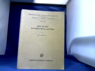<b>Rölleke, Heinz.</b><br />Die Stadt bei Stadler, Heym und Trakel.