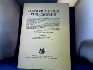 <b>Driesch, Hans.</b><br />Metaphysik der Natur.