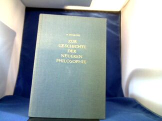 <b>Schelling, F(riedrich) W(ilhelm) J(osef von).</b><br />Zur Geschichte der neueren Philosophie. Münchener Vorlesungen.