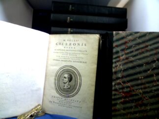 <b>Cicero, Marcus Tullius.</b><br />M. Tulii Ciceronis Opera. Ad Optimas Editiones Collata. 11 Bände von 13. Ohne die später erschienenen Bände 12 und 13 mit den Indices.