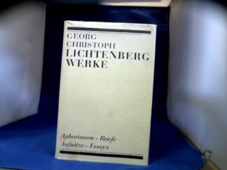<b>Lichtenberg, Georg Christoph.</b><br />Werke in einem Band. Mit einem Nachwort von Carl Brinitzer. Hrsg von Peter Plett.