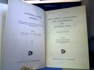 <b>Loewenthal, Rudolf.</b><br />The Turgic Languages and Literatures of Central Asia. A Bibliography.