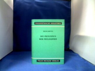 <b>Descartes, René.</b><br />Die Prinzipien der Philosophie.