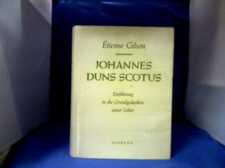 <b>Gilson, Etienne.</b><br />Johannes Dund Scotus.