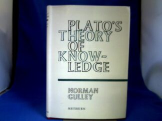 <b>Gulley, Norman.</b><br />Plato´s Theory of Knowledge