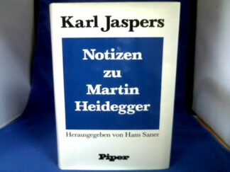 <b>Jaspers, Karl.</b><br />Notizen zu Martin Heidegger.