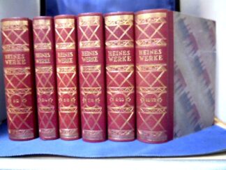 <b>Heine, Heinrich.</b><br />Werke in 12 Bänden in 6 Bde. gebunden. Hrsg. von Ewald A. Boucke.