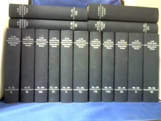 <b>Wieland, Christoph Martin.</b><br />Sämmtliche Werke. 15 Bände. Hrsg. von der "Hamburger Stiftung zur Förderung von Wissenschaft und Kultur" in Zusammenarbeit mit dem "Wieland-Archiv", Biberach/Riß, und Dr. Hans Radspieler, Neu-Ulm.
