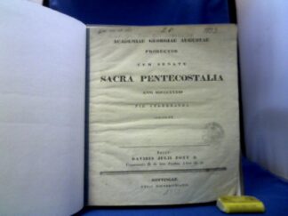 <b>Pott, David Julius.</b><br />Commentatio II. de loco Paullino 1 Cor. XI, 10.