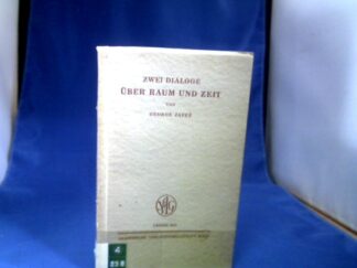 <b>Jaffe, George.</b><br />Zwei Dialoge über Raum und Zeit.