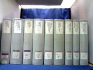 <b>Löwith, Karl.</b><br />Sämtliche Schriften. 9 Bände. Vollständige Ausgabe. Hrsg. von Klaus Stichweh und Marc B. de Launay.