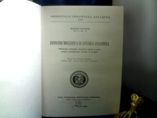 <b>Wawryk, Michael.</b><br />Initiatio Monastica in Liturgia Byzantina.
