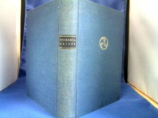 <b>Petrarca, Francesco.</b><br />Briefe des Francesco Petrarca. Eine Auswahl. Übersetzt von Hans Nachod und Paul Stern.