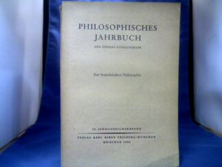<b>Wenzl  (Hrsg.), Alois.</b><br />Philosophisches Jahrbuch der Görres Gesellschaft. Zur französischen Philosophie. 62. Jahrgang, 2. Halbband.