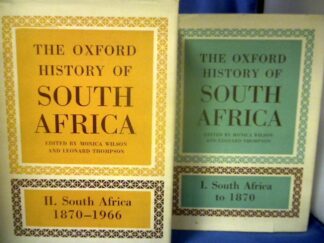 <b>Wilson  (Ed.), Monica and Leonard Thompson  (Ed.).</b><br />The Oxford History of South Africa. 2 Bände.