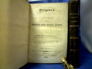 <b>Redepenning, Ernst Rud.</b><br />Origenes. Eine Darstellung seines Lebens und seiner Lehre. 2 Abteilungen in 2 Bänden.