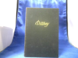 <b>Bollnow, Otto Friedrich.</b><br />Dilthey. Eine Einführung in seine Phlosophie..