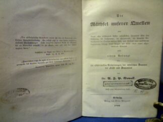 <b>Nowak, A.F.P.</b><br />Die Räthsel unserer Quellen.